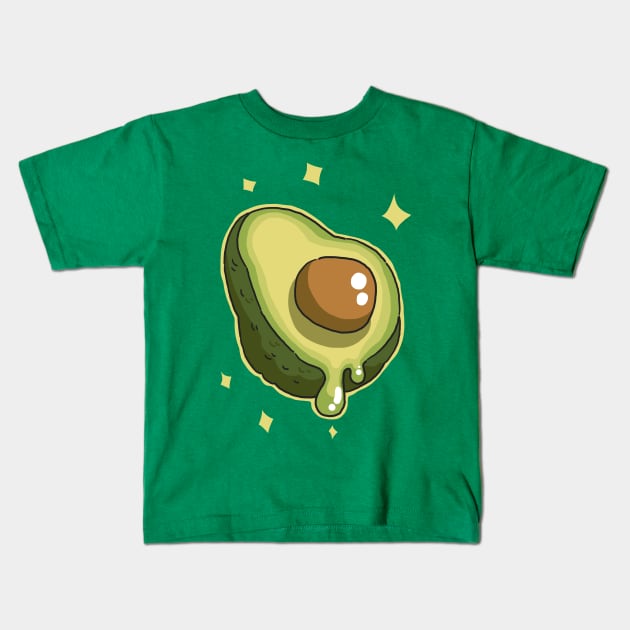 Avocado Kids T-Shirt by goccart